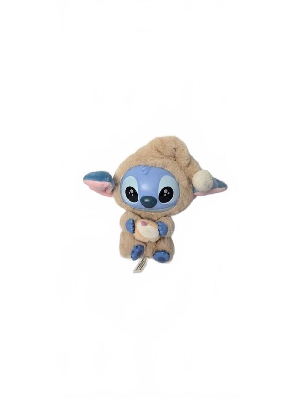 Disney Miniso Stitch Plush Doll in Beige Pajamas